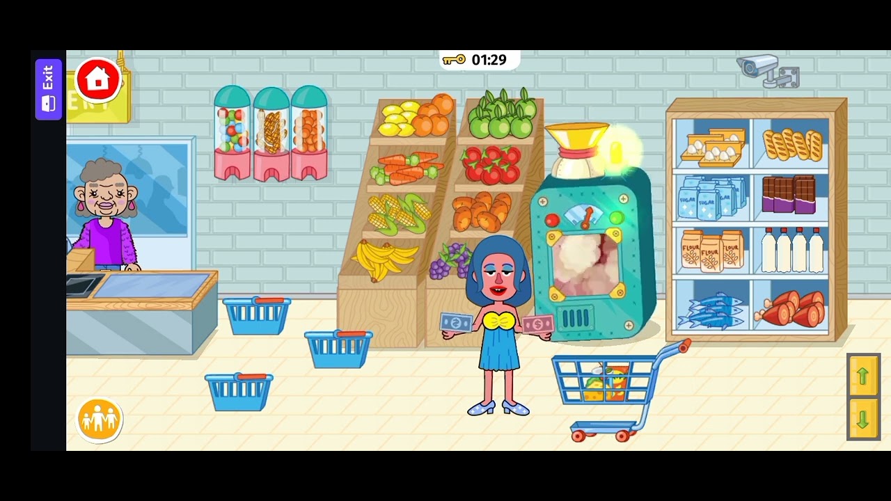 Pepi bought a gift for his friend & many things 🎀 || Pepi Super Stores || 