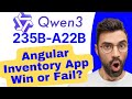 Inventory Management System in Angular Using Qwen3-235B-A22B | Free | VS Code