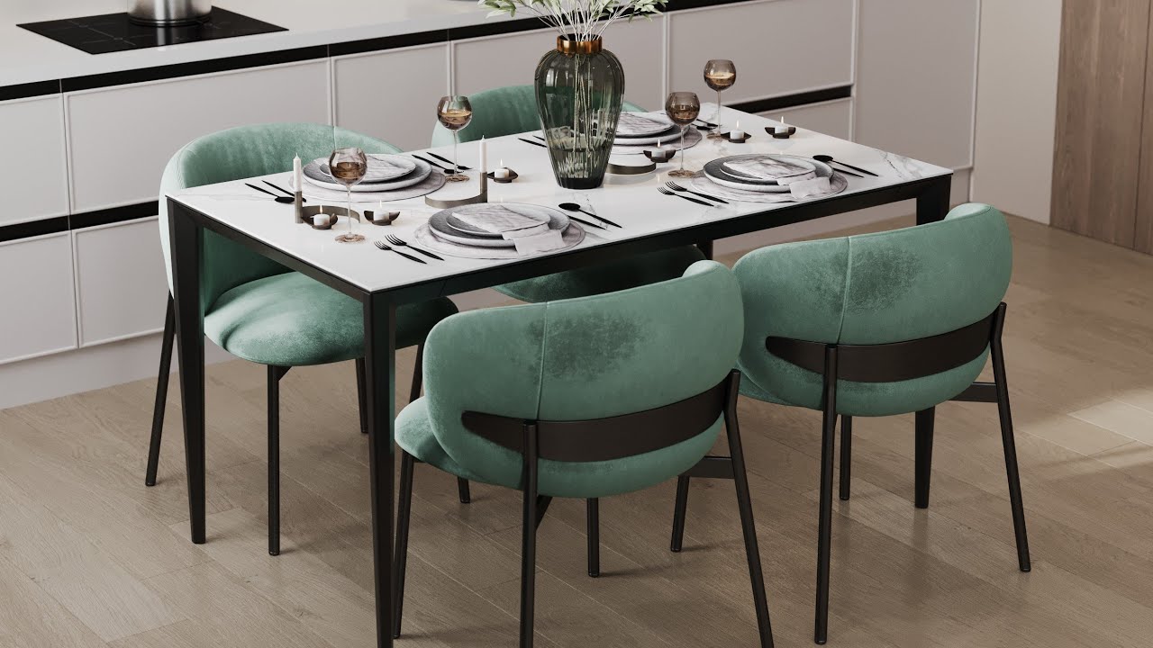 Стол из керамогранита под мрамор . Столешница керамогранит + закалённое стекло 