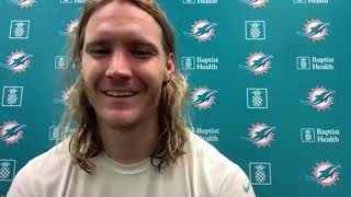 Miami Dolphins LB Andrew Van Ginkel Meets With the Media | Training Camp | August 24, 2020