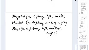 CS2700 Programming and Data Structures | Lec 22 | Merge sort: algorithm and example