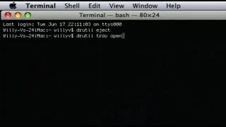Terminal Tip: Eject Media Disc