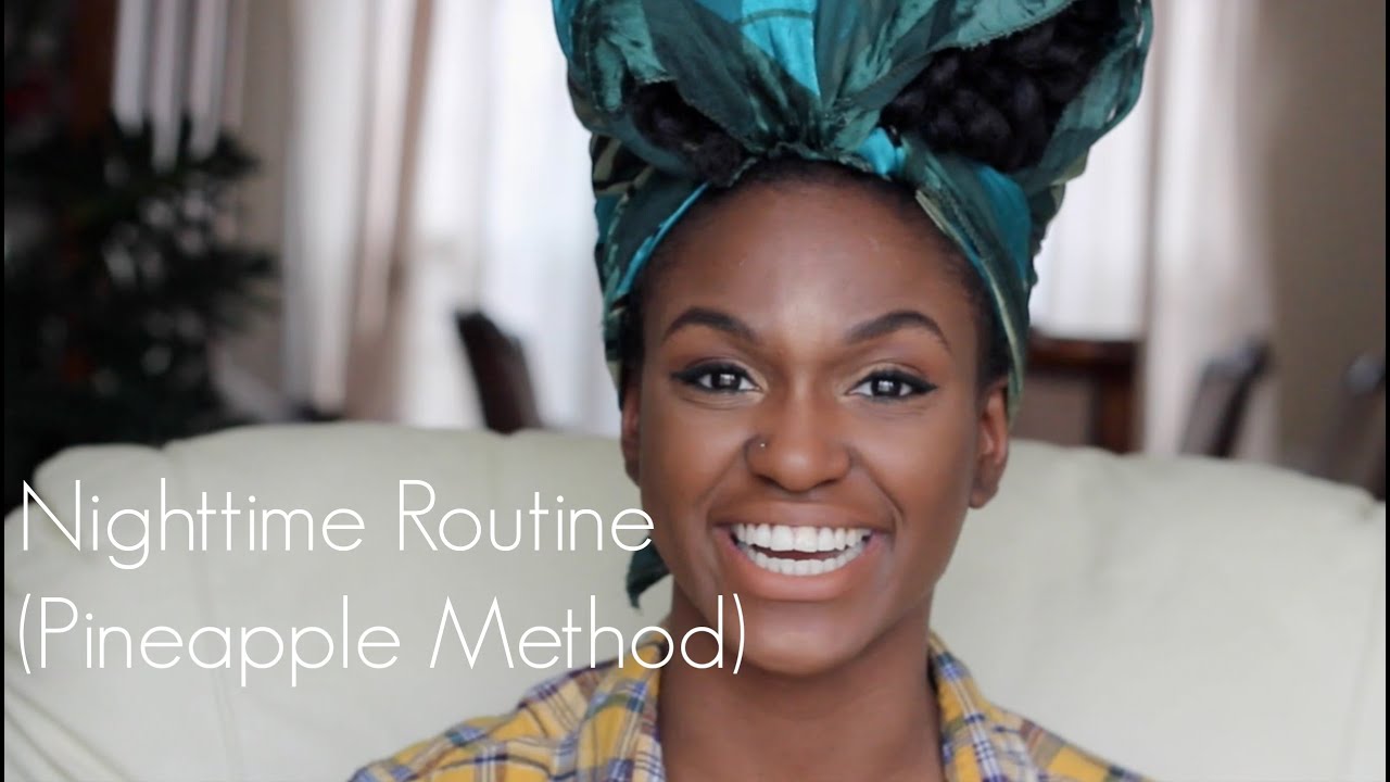  Quick Nighttime Routine For Crochet Braids/Wigs - Pineapple Method ...