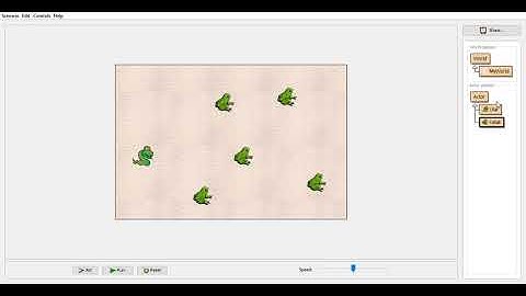 Greenfoot  : Game Ular Katak
