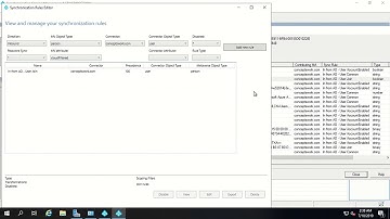 AAD Connect | Synchronization Rule Editor