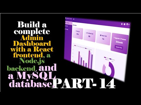 React Admin Dashboard with Node.js & MySQL – Step-by-Step Guide (Part 14)