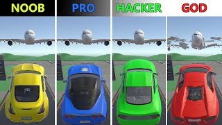 NOOB vs PRO vs HACKER vs GOD in Extreme Car Driving Simulator #curse #extremecardrivingsimulator screenshot 1