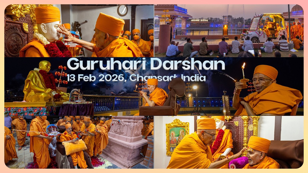 Guruhari Darshan, 13 Feb 2026, Chansad, India