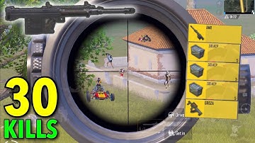 30 Kills😱I PLAYED with NEW SNIPER Lynx AMR🔥Solo Vs Squad | PUBG Mobile
