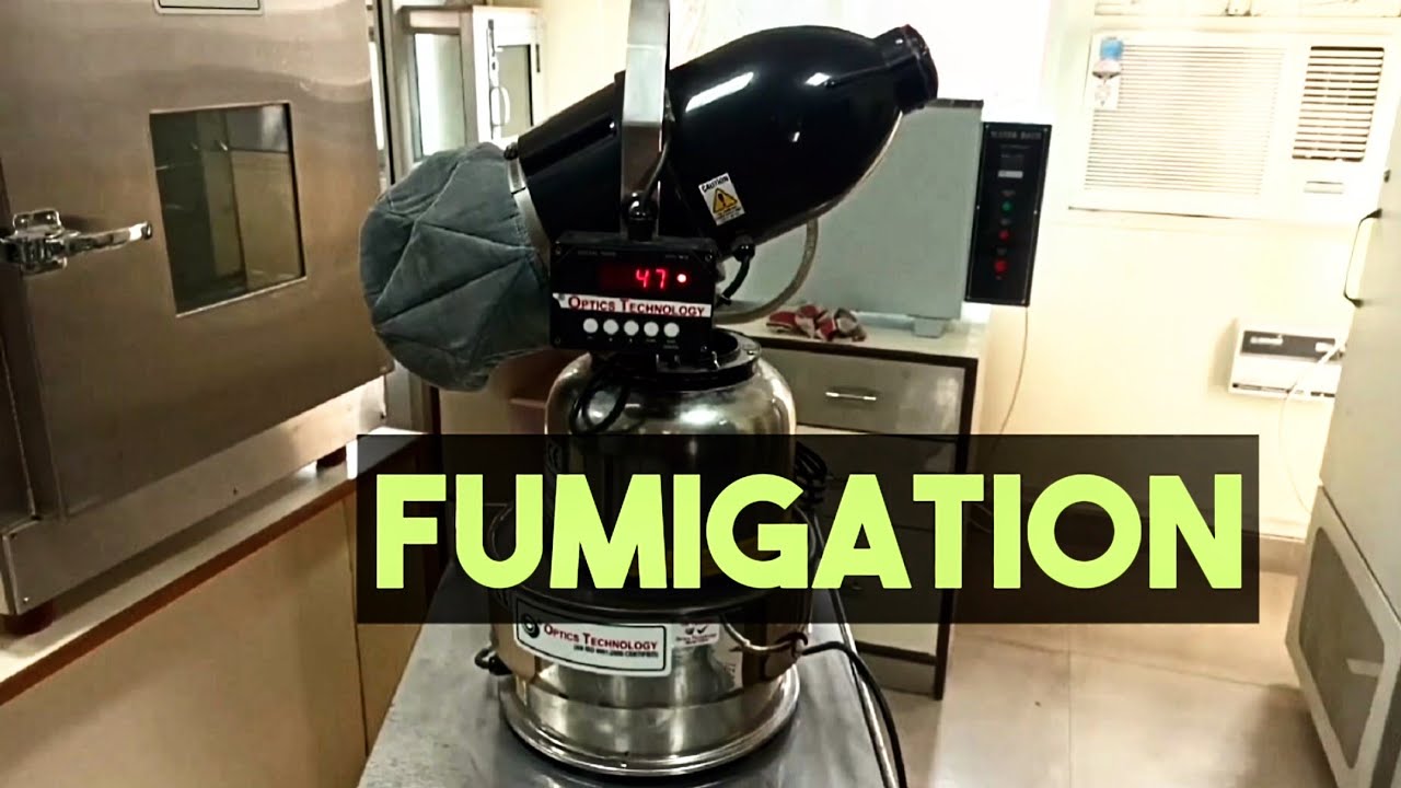Fumigation Process in Hindi Fogger Machine Fumigation in Laboratory