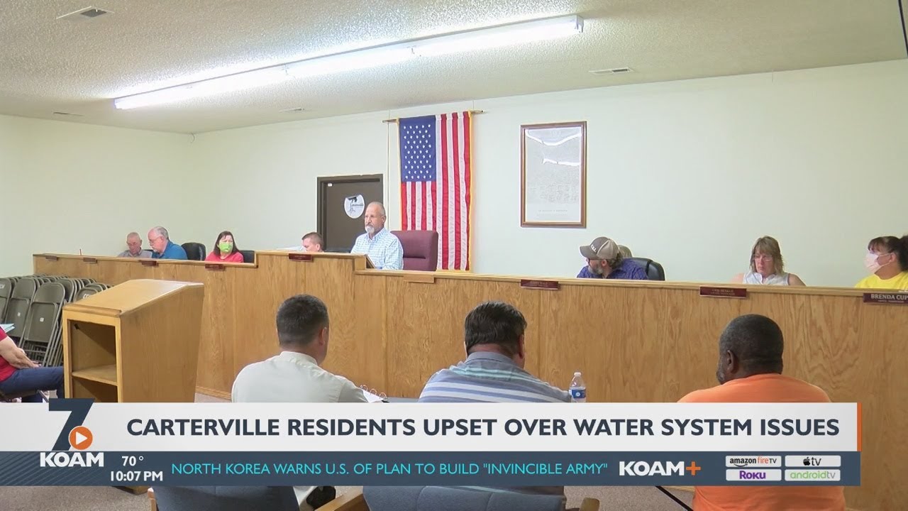 Carterville residents speak to city officials about its water system YouTube