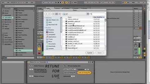 Retune for Live Scala File Tutorial