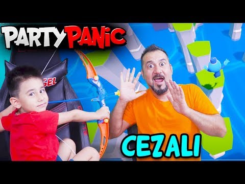 OYUNCAK OK ATMA CEZALI PARTY PANIC! | EGEMEN KAAN İLE PARTY PANIC OYNUYORUZ!