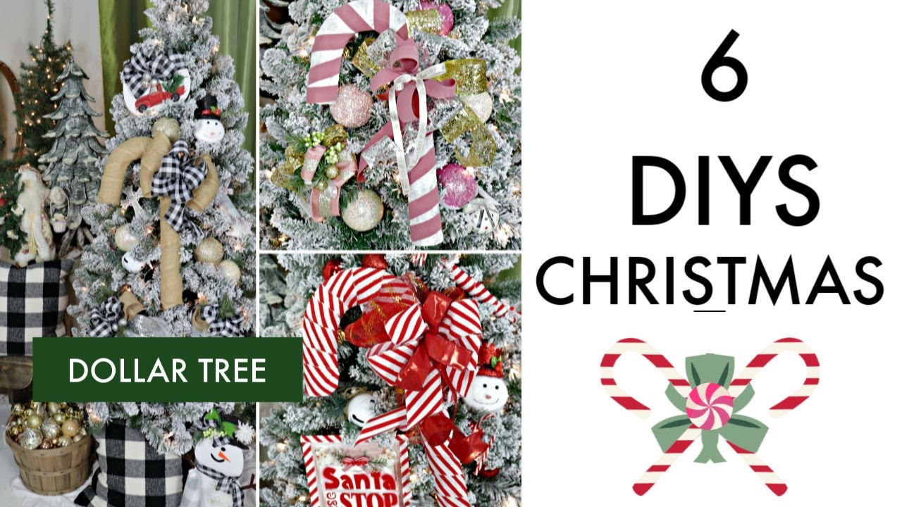 🎄6 DIY DOLLAR TREE CHRISTMAS DECOR CRAFTS 2019 🎄"I Love Christmas" ep 7