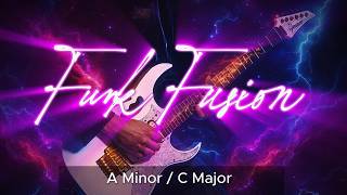 A Minor Funk Fusion Backing Track 🎸 Slap Bass Groove | C Major Jam Track