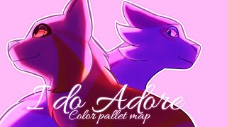 I Do Adore complete Color Palette MAP