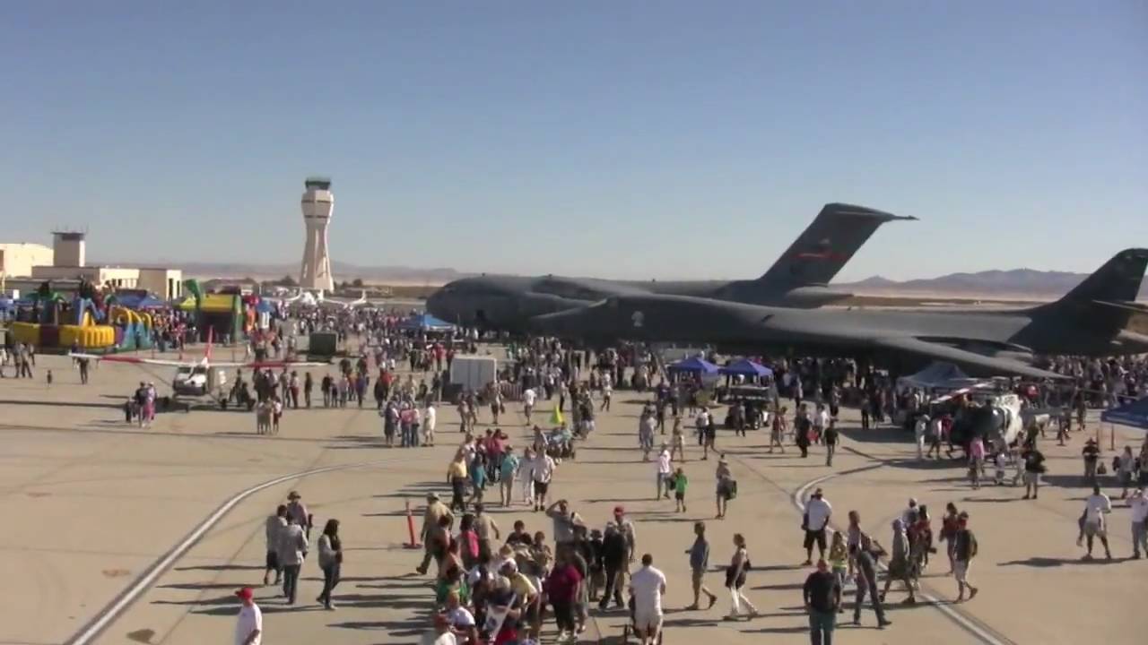 Airshow at Edwards Air Force Base in California YouTube