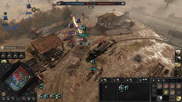 Playing on The New Map 4v4 Dak | Afrika Korps Company Of Heroes 3 COH3