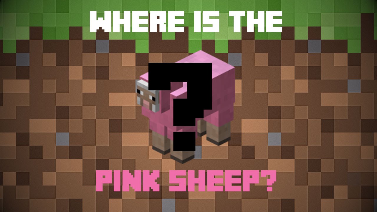 How Rare is a Pink Sheep? Minecraft Experiment - YouTube