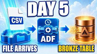 Azure Databricks Day 5: New file arrives | ADF to Bronze | Databricks runs automatically