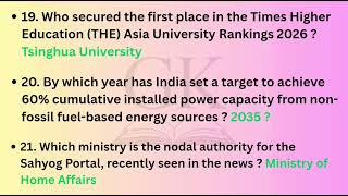 Current Affairs Weekly Updated, May 4, 2026.