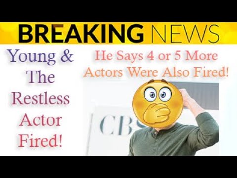Young and the Restless SHOCKING Firing 4 to 5 more on chopping block Young and the Restless SHOCKING Firing 4 to 5 more on chopping block