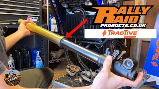 Tenere 700 Suspension Upgrade RallyRaid/Tractive Closed Cartridge Install | DIY