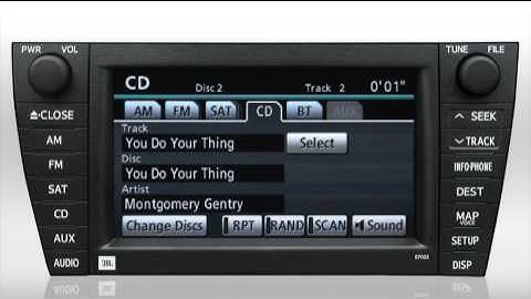 Navigation Audio (operate the CD player) Prius Toyota of Slidell