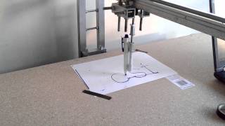 X Y axis testing homemade CNC