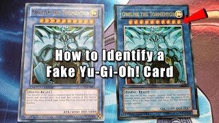 How to Identify a Fake Yu-Gi-Oh! Card