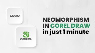 Neomorphism in Corel Draw | How to Create the raised Button Effect screenshot 1