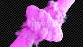 Colored Smoke Streaming Collisions 4K | Motion Graphics - Envato elements