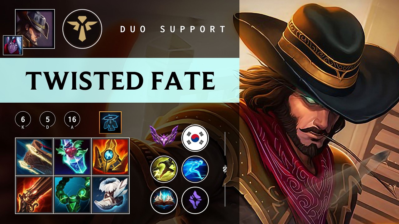 Twisted Fate Support vs Braum KR Master Patch 26.03 YouTube