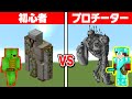 【まいぜん】初心者 vs プロチーター アイアンゴーレム作り対決!!