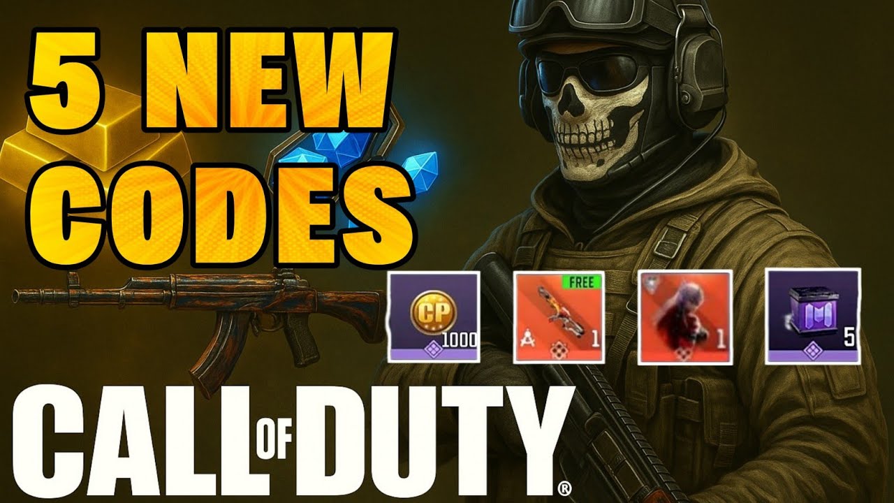 5 NEW CODES🔥 CODM REDEEM CODES 2025 | New Call Of Duty Mobile Redeem ...