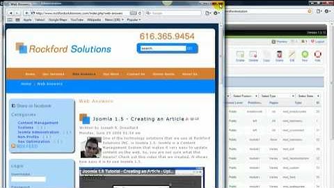 Joomla 1.5 Tutorial - Install an RSS in Joomla 1.5