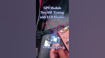 GPS Module Testing with LCD Display using Atmega 328#arduino #navigation#diy #electronic#foryou#fyp