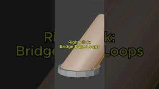 How to cleanly bridge two edge loops?💡#BlenderTutorial #3DArtist #ModelingTip #BlenderCommunity