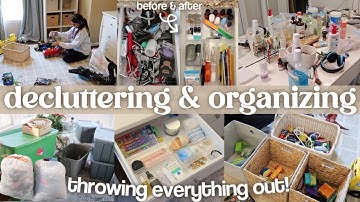 Decluttering My Entire House in 2025! EXTREME DECLUTTER WITH ME | Throwing everything i own OUT!