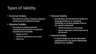 Lecture 2.2 - Using Validity to Evaluate the Three Claims
