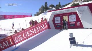 Lara Gut - STURZ, Super-G Cortina d'Ampezzo, 29.01.2017