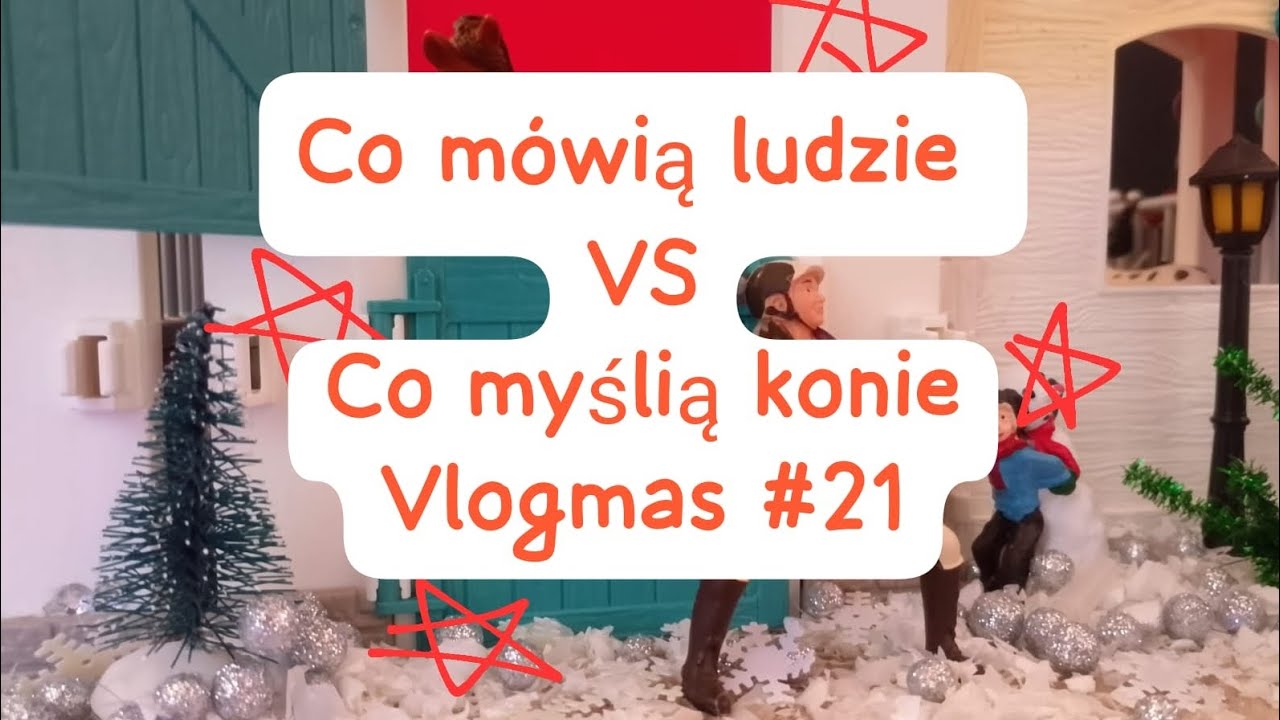 Vlogmas #21🎄co mówią ludzie vs co myślą konie 🎄😺🐴
