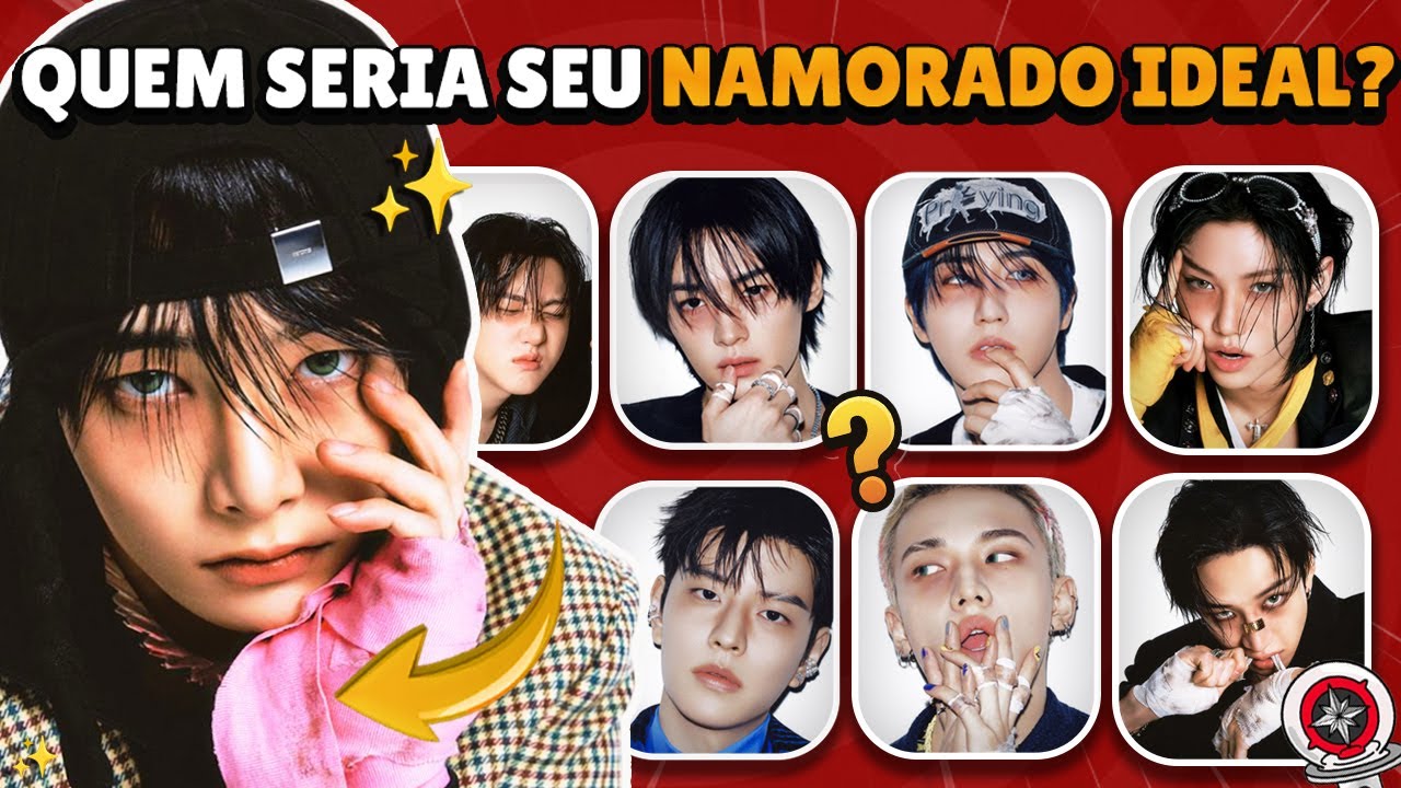 Teste: Quem seria seu namorado ideal do STRAY KIDS? 💘