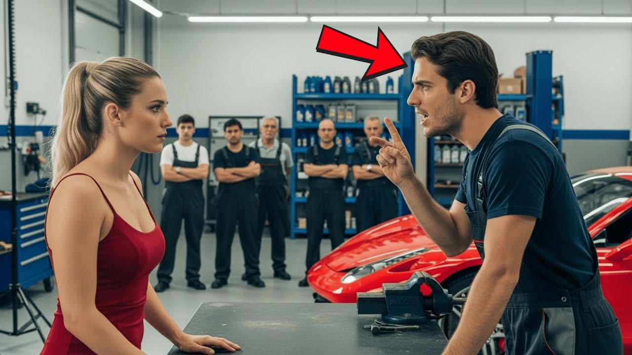 À L’Atelier, Personne Ne Comprenait La Millionnaire Sourde — Puis Le Mécano Pauvre Fit L’Impossible…