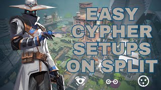 How To One Way On Split! Easy Cypher Setups On Split | VALORANT