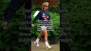 Diana wore the same t-shirt every day to prevent the paparazzi from photographing her #diana #funny Diana wore the same t-shirt every day to prevent the paparazzi from photographing her #diana #funny