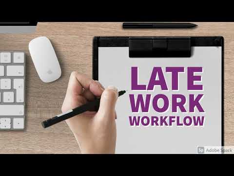 Late Work Workflow using Google Forms