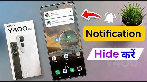 Vivo Y400 All Notification Settings | How to Hide Notification Content in vivo y400
