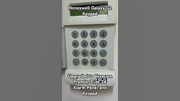 Honeywell Galaxy G2 Alarm System Upgraded to the latest Texecom Premier Elite 24 Alarm System.