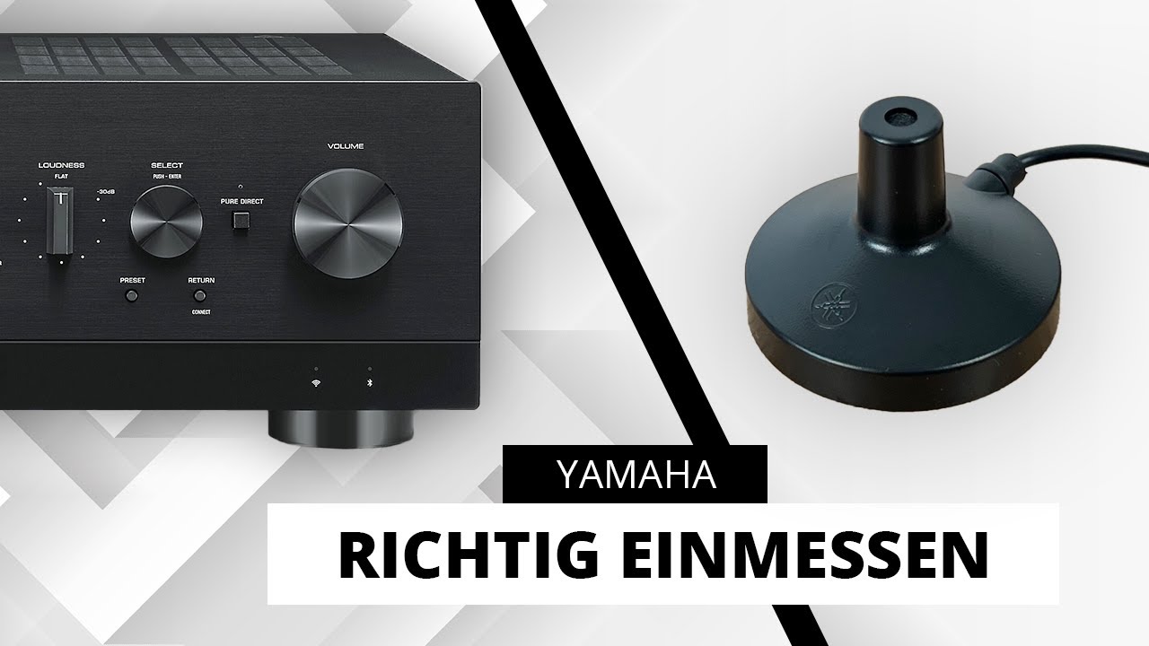 Yamaha Stereo Receiver perfekt Einmessen!